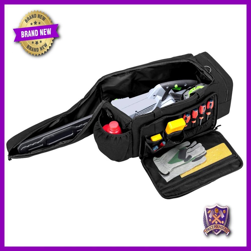 Padded Chainsaw Carrying Case Compatible with EGO 14 16 18 Inch Portable